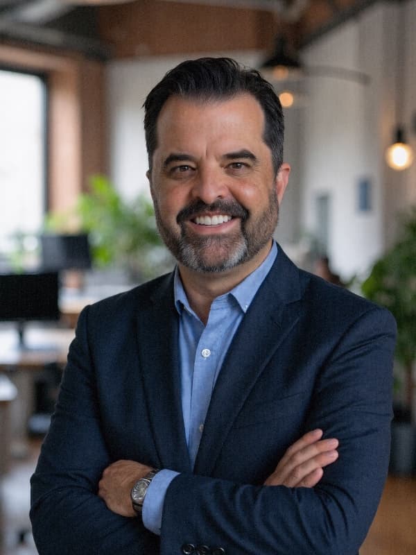 Tim Kapp in blue jacket