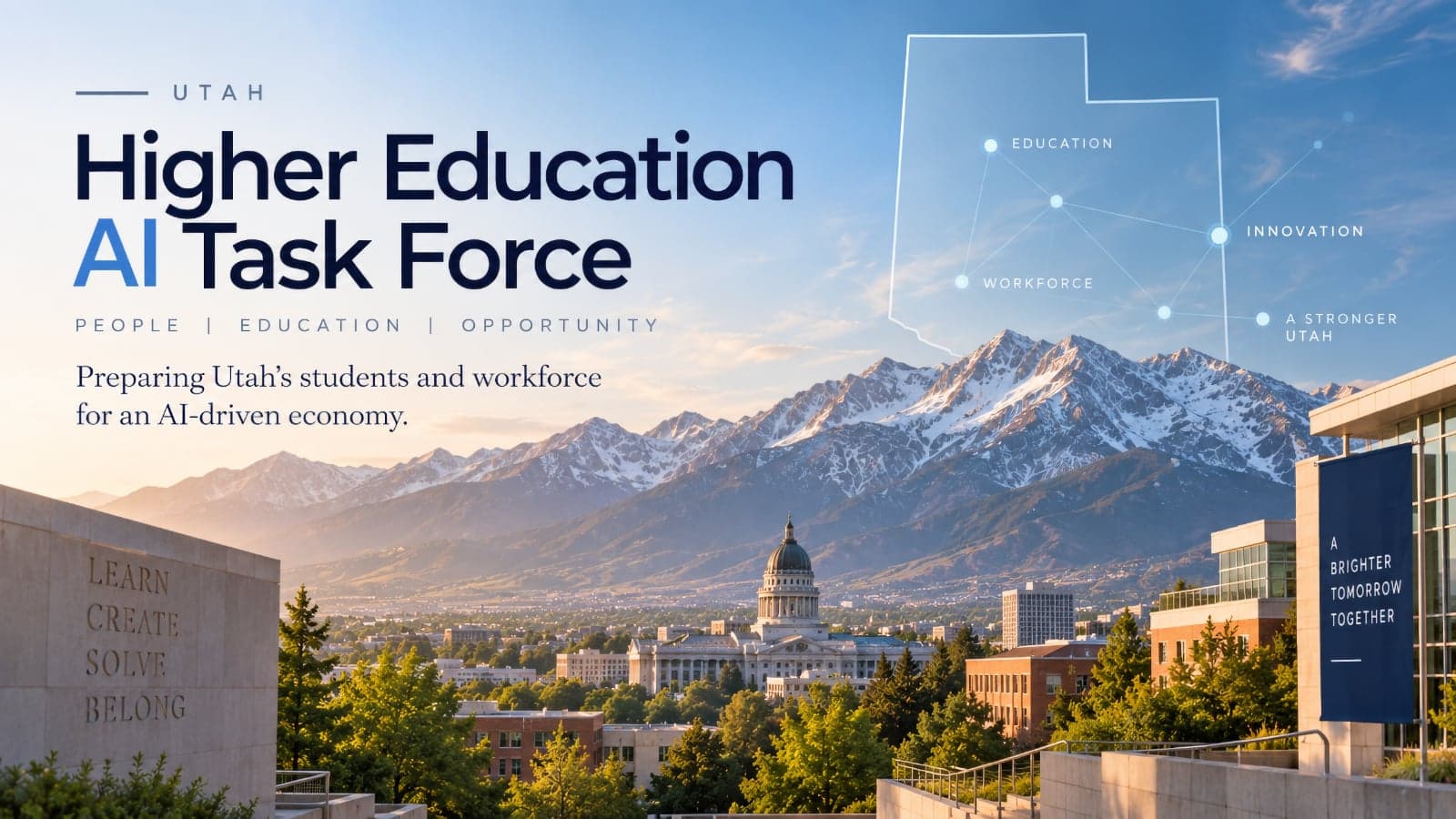 Utah Launches Higher Education AI Task Force thumbnail